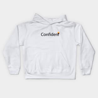 Confident artistic design Kids Hoodie